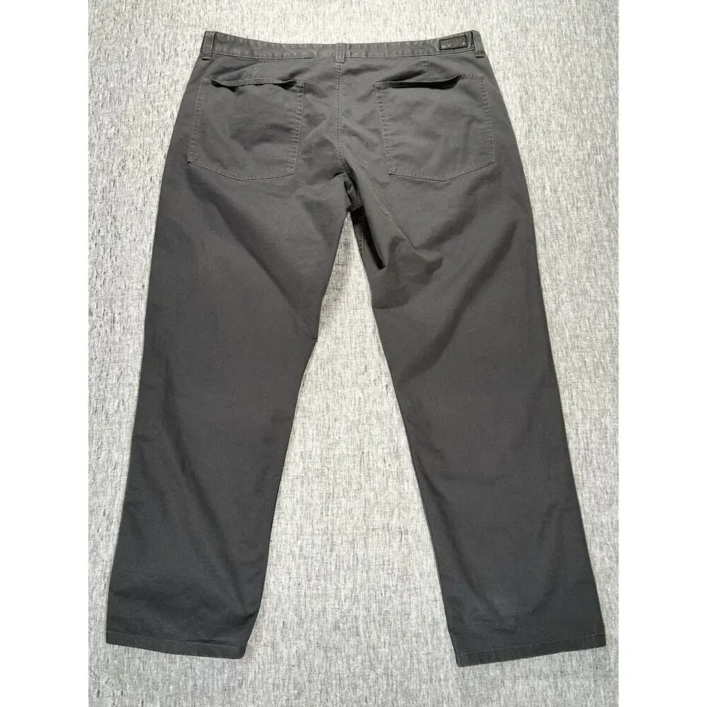 The North Face City Pants Mens 40x31 Dark Gray 5-Pocket Cotton Twill Stretch